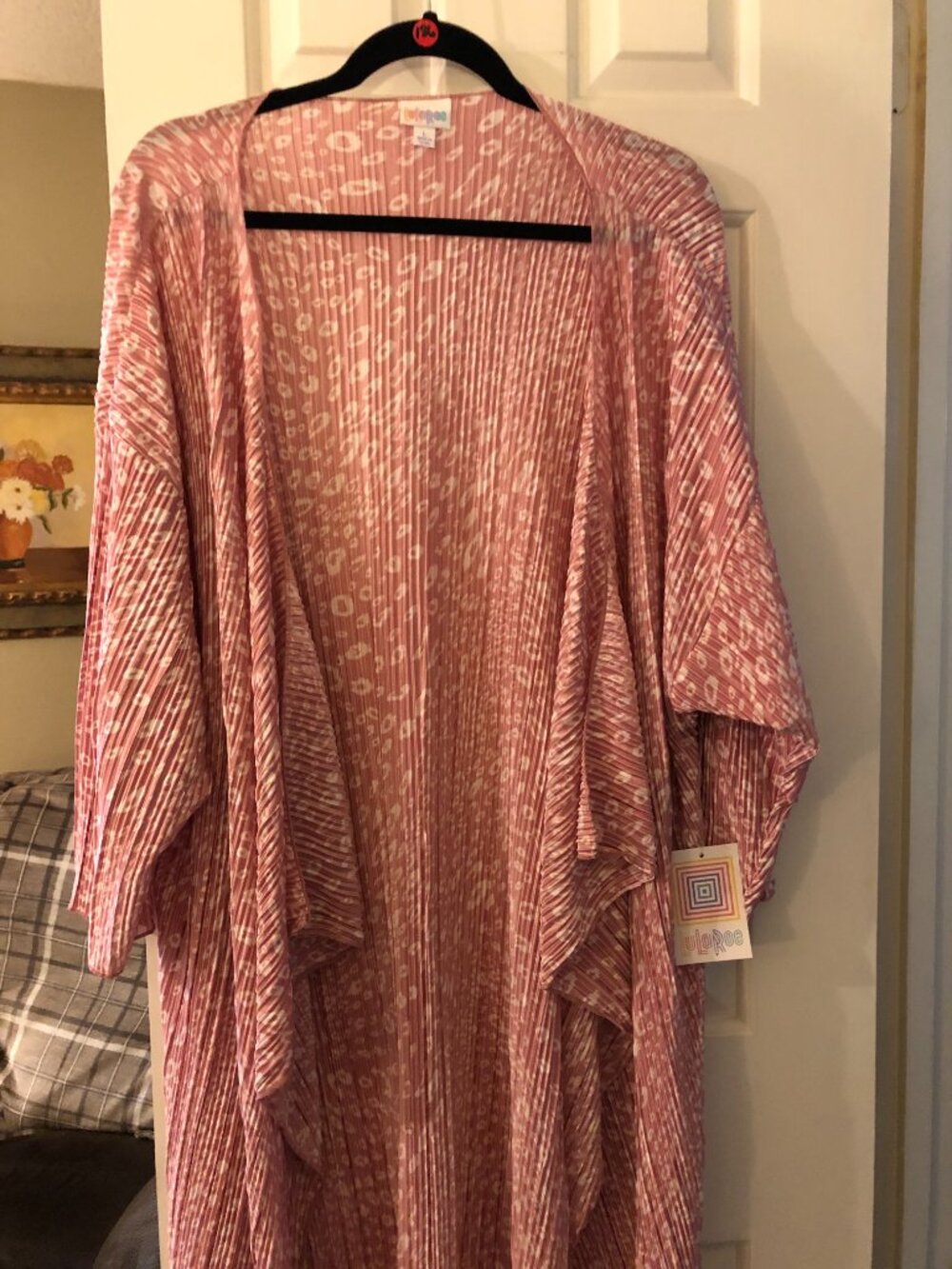 186 SHIRLEY PINK LEOPARD PRINT L LULAROE NEW WITH TAGS